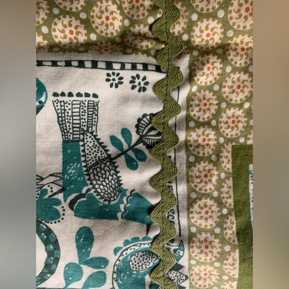 Vintage Waverly Bonded Glosheen Half Apron Marriage Blessing MCM￼ Ricrac 70s ? - Picture 4 of 16